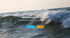 Desktop Screenshot of ideamarine.se